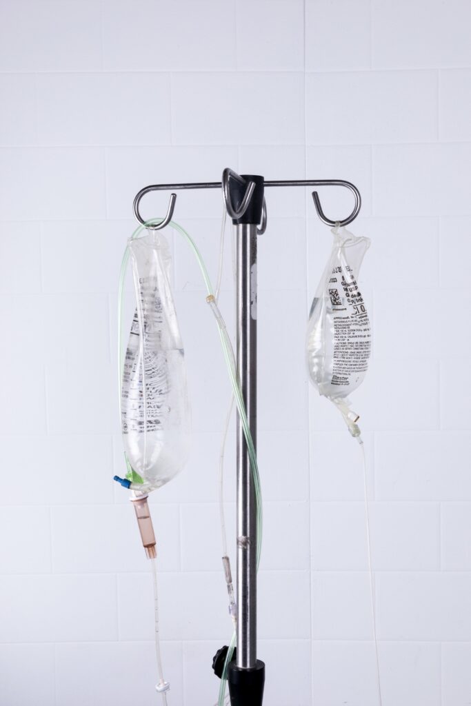 two-hanging-iv-bags